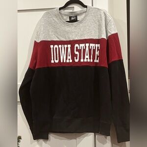 NWOT 47 Iowa State Colorblock Crewneck Sweatshirt - Size XXL